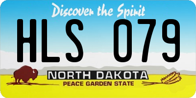 ND license plate HLS079