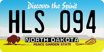 ND license plate HLS094