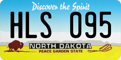ND license plate HLS095