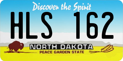 ND license plate HLS162