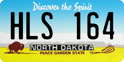 ND license plate HLS164