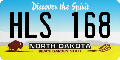 ND license plate HLS168