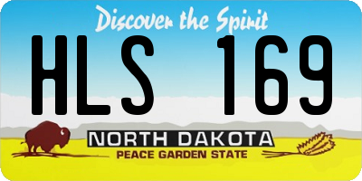 ND license plate HLS169