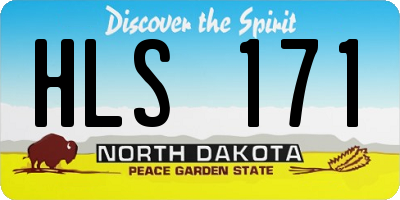 ND license plate HLS171
