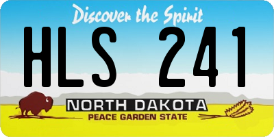 ND license plate HLS241