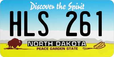 ND license plate HLS261