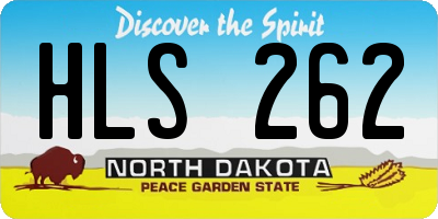 ND license plate HLS262