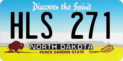 ND license plate HLS271