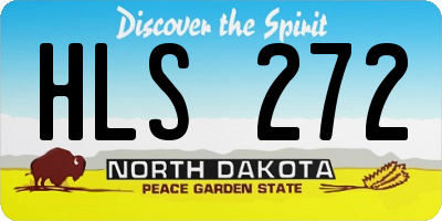 ND license plate HLS272