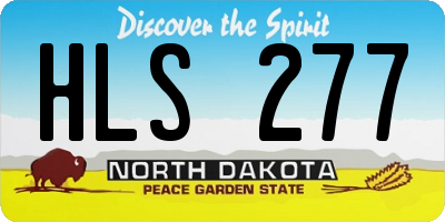 ND license plate HLS277