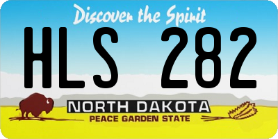 ND license plate HLS282