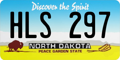 ND license plate HLS297