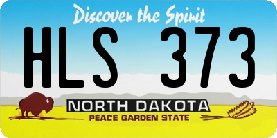 ND license plate HLS373