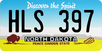 ND license plate HLS397