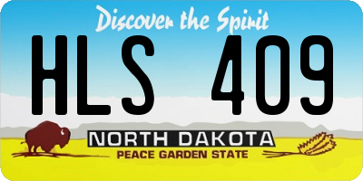 ND license plate HLS409
