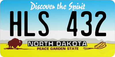 ND license plate HLS432