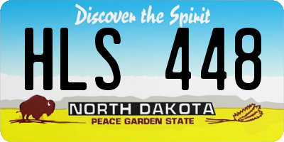 ND license plate HLS448
