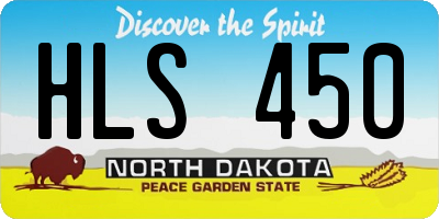 ND license plate HLS450