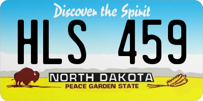 ND license plate HLS459