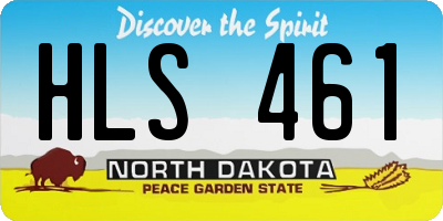 ND license plate HLS461