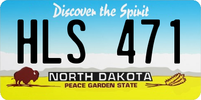 ND license plate HLS471