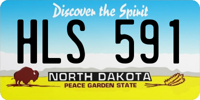 ND license plate HLS591
