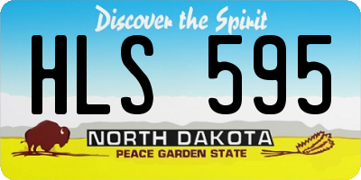 ND license plate HLS595