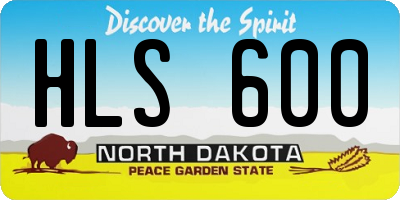 ND license plate HLS600