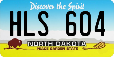 ND license plate HLS604