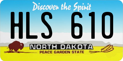 ND license plate HLS610