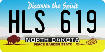 ND license plate HLS619