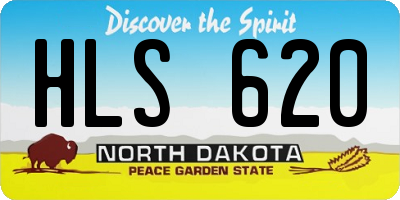ND license plate HLS620