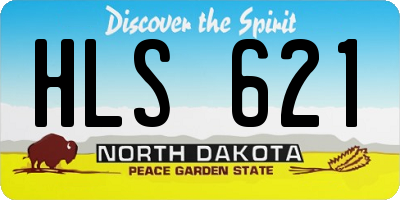 ND license plate HLS621