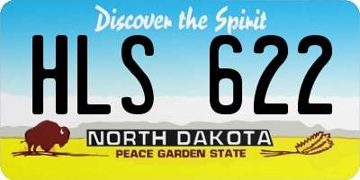 ND license plate HLS622