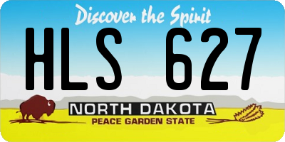 ND license plate HLS627