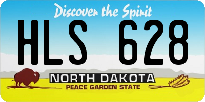 ND license plate HLS628