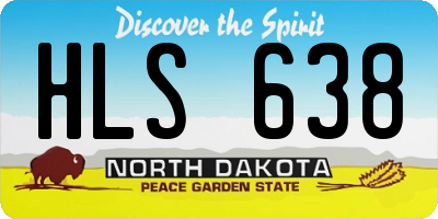 ND license plate HLS638