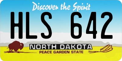 ND license plate HLS642