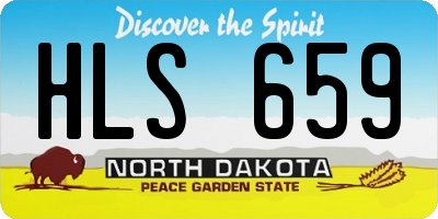 ND license plate HLS659