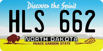 ND license plate HLS662