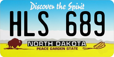 ND license plate HLS689