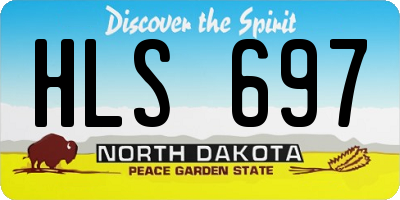 ND license plate HLS697