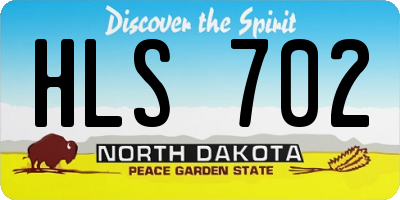 ND license plate HLS702