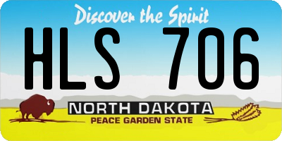 ND license plate HLS706