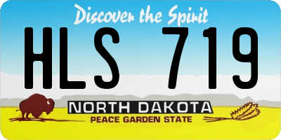 ND license plate HLS719