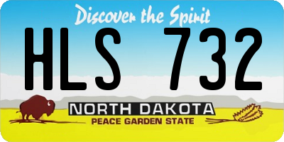 ND license plate HLS732