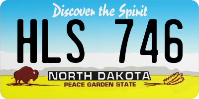 ND license plate HLS746