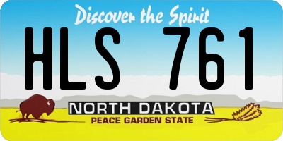 ND license plate HLS761