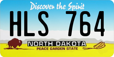 ND license plate HLS764
