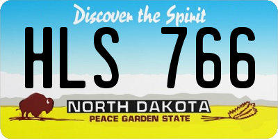 ND license plate HLS766